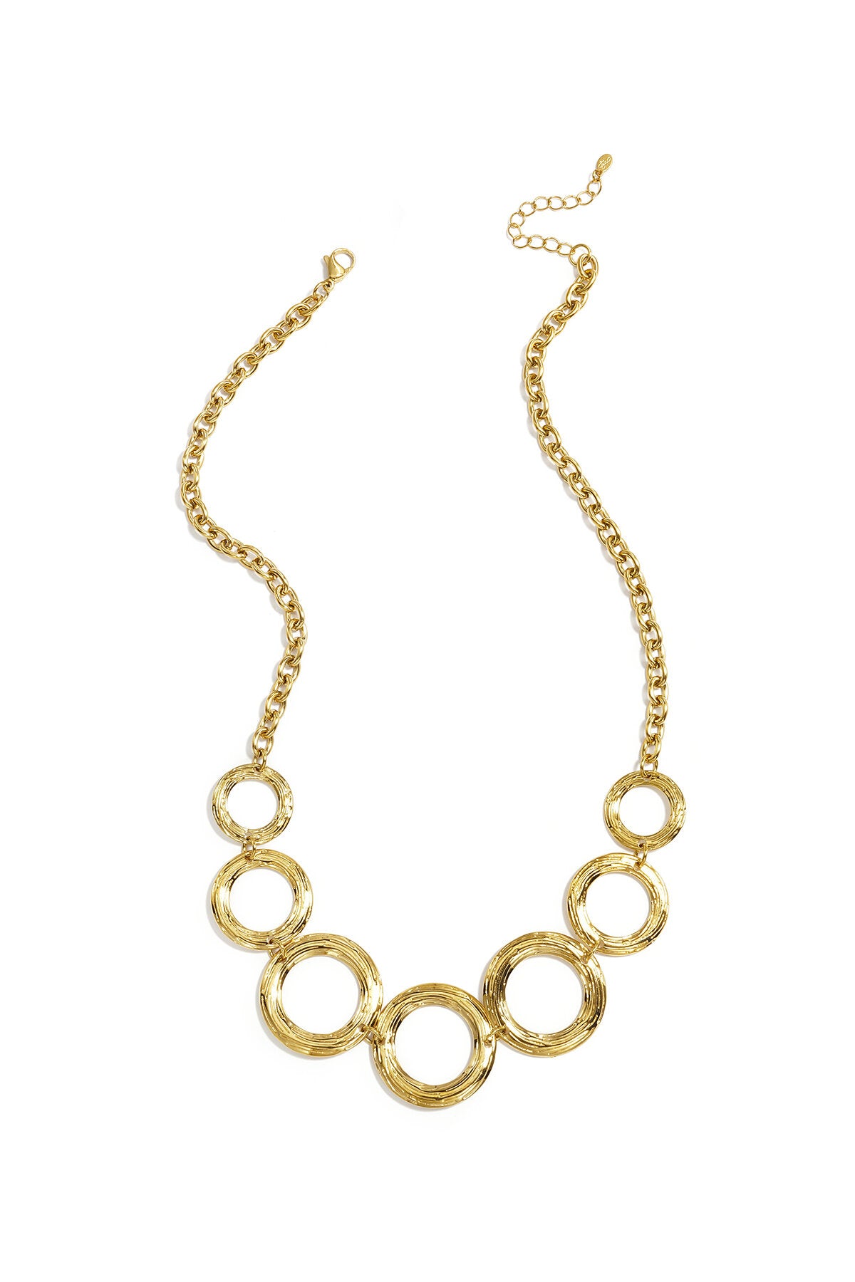 Elegant Gold Color Stainless Steel Chain Necklace