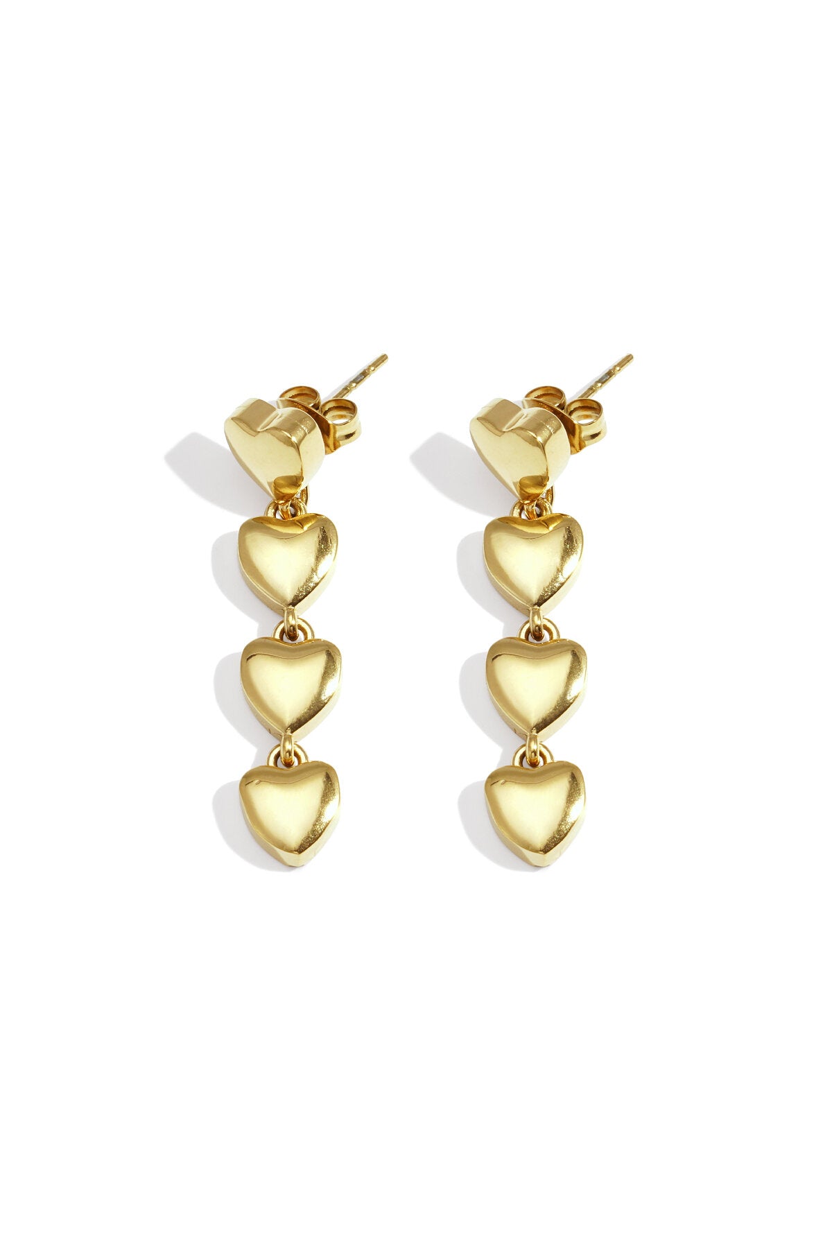 Elegant Dangle Earrings for Women - Silver & Gold