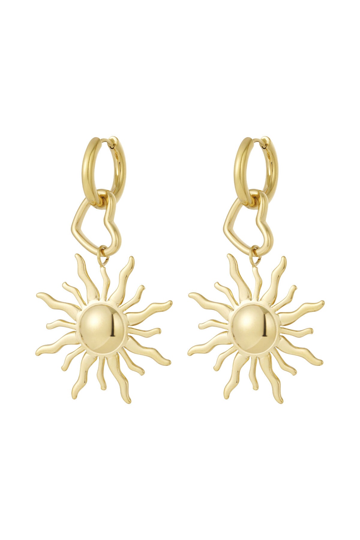 Elegant Sun-Shaped Drop Earrings for All Occasions