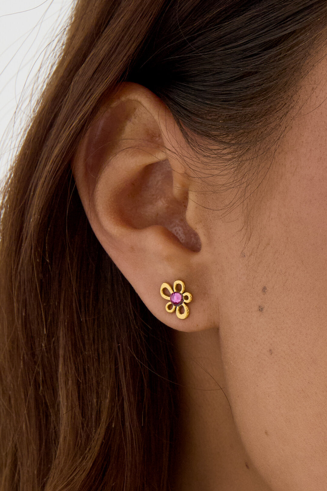Elegant Mini Flower Stud Earrings for Daily Wear