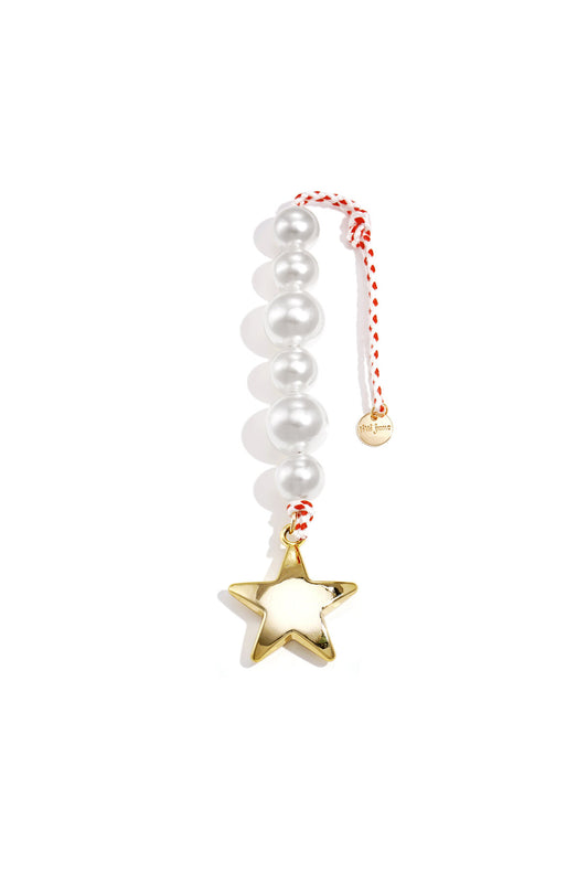 Charming Star Bead Bag Charm - Simple Elegance