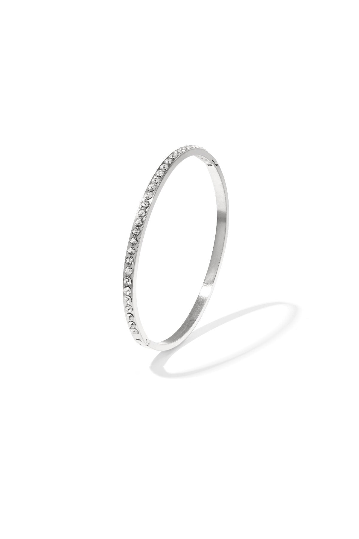 Elegant All-Fit Rhinestone Bangle for Everyday Sparkle
