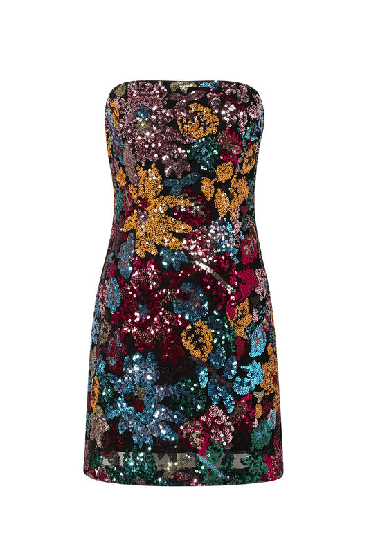 Elegant Floral Mini Dress for Spring/Summer