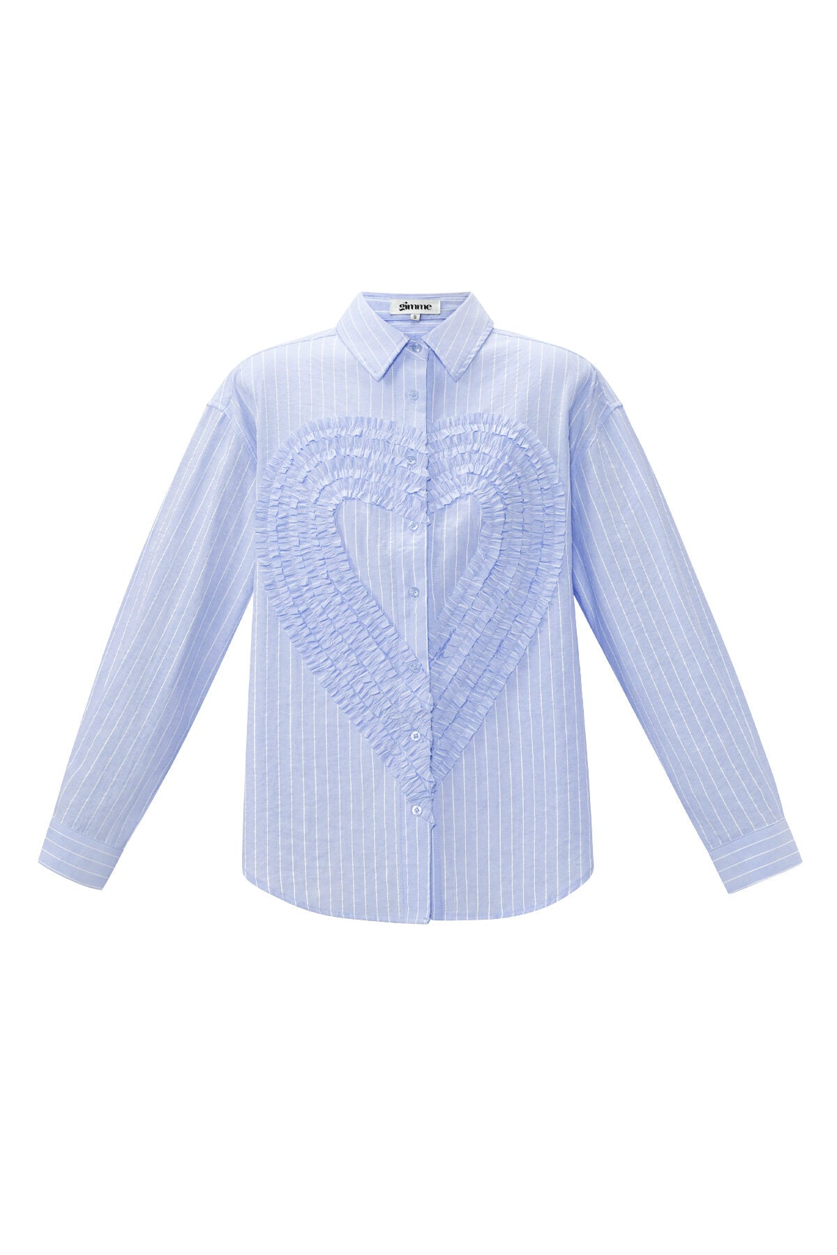 Elegant Cotton Striped Blouse for Spring/Summer