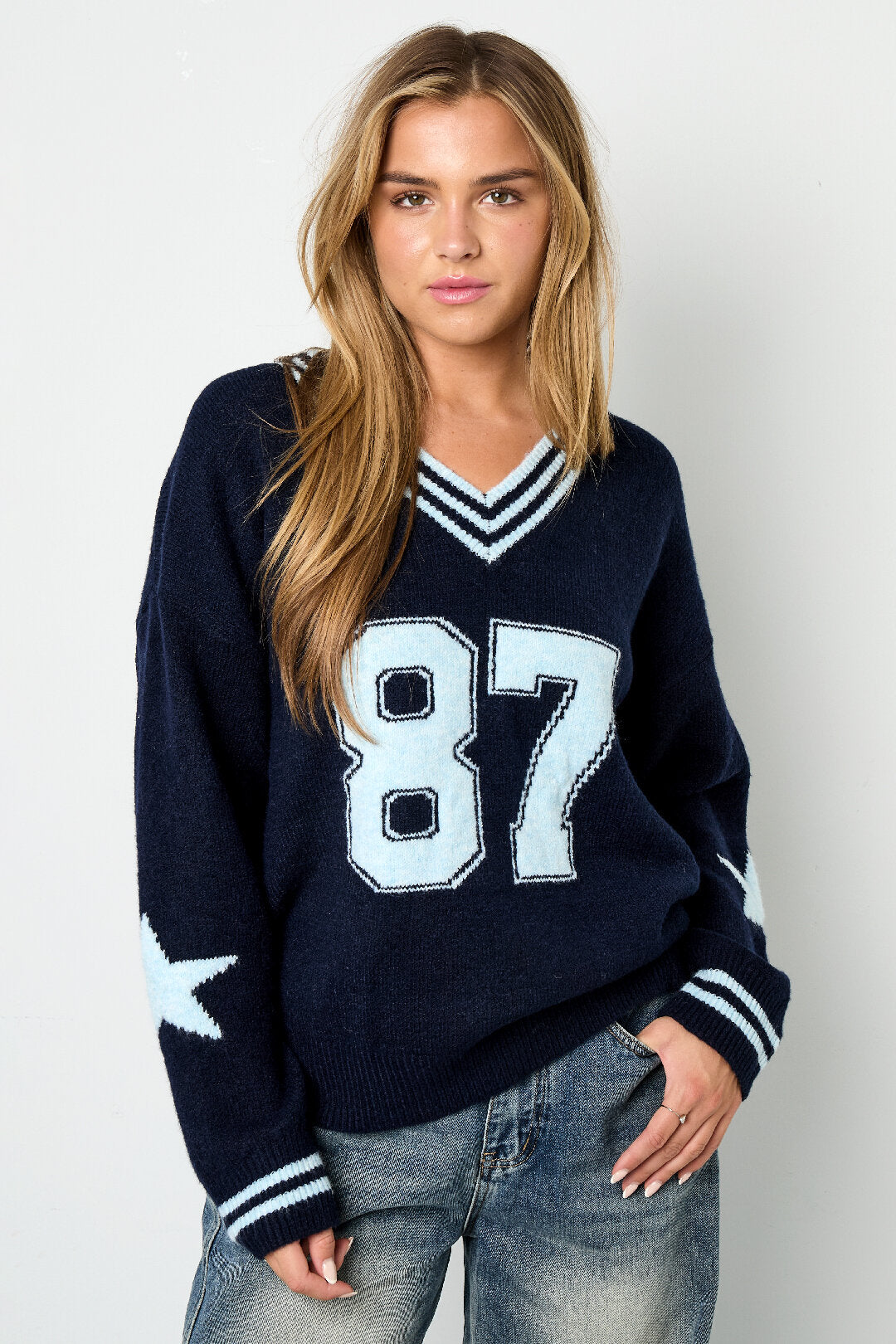 Gimme Cozy Color Clash Knit Sweaters for Fall/Winter