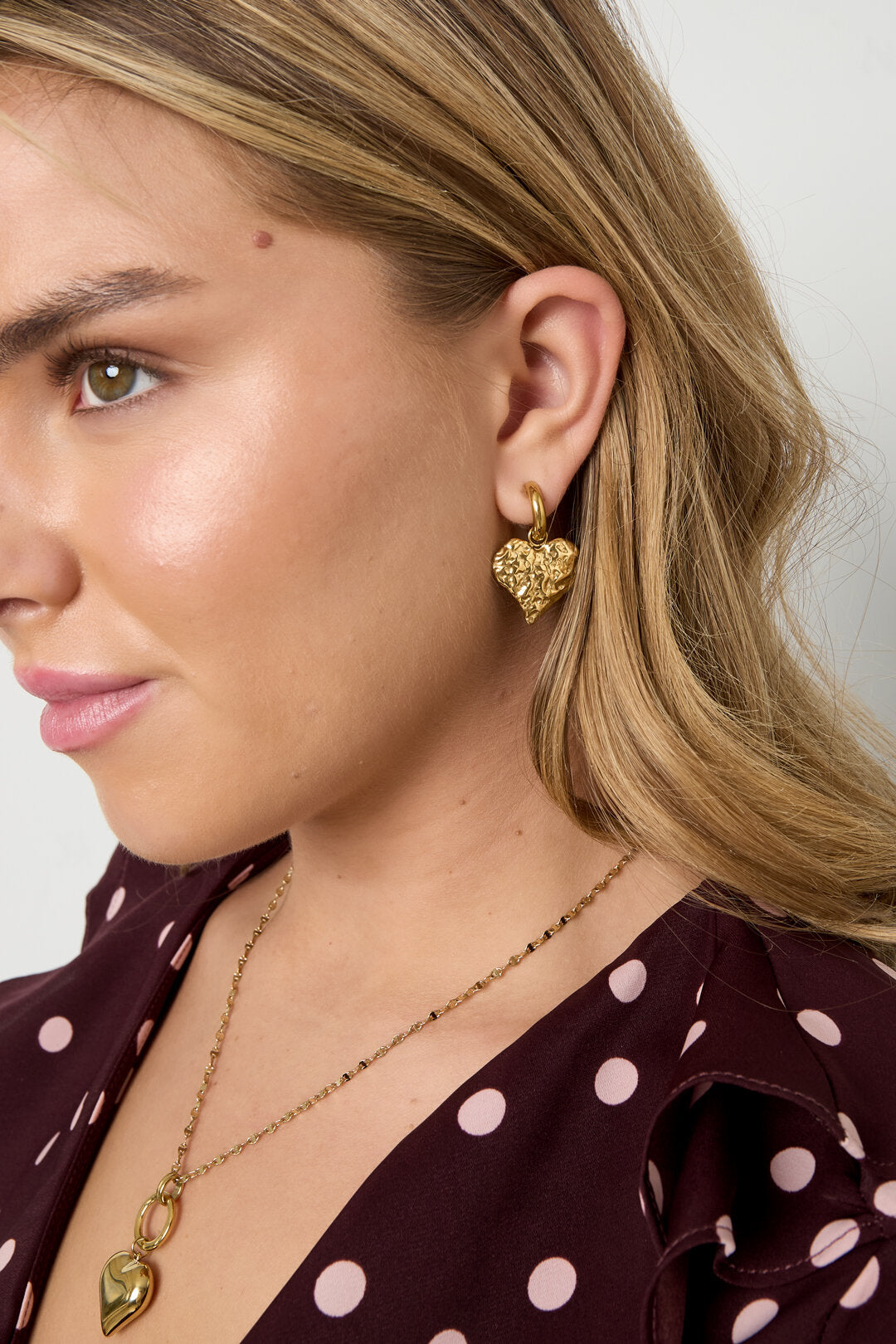 Elegant Heart-Shaped Drop Earrings for Everyday Wear