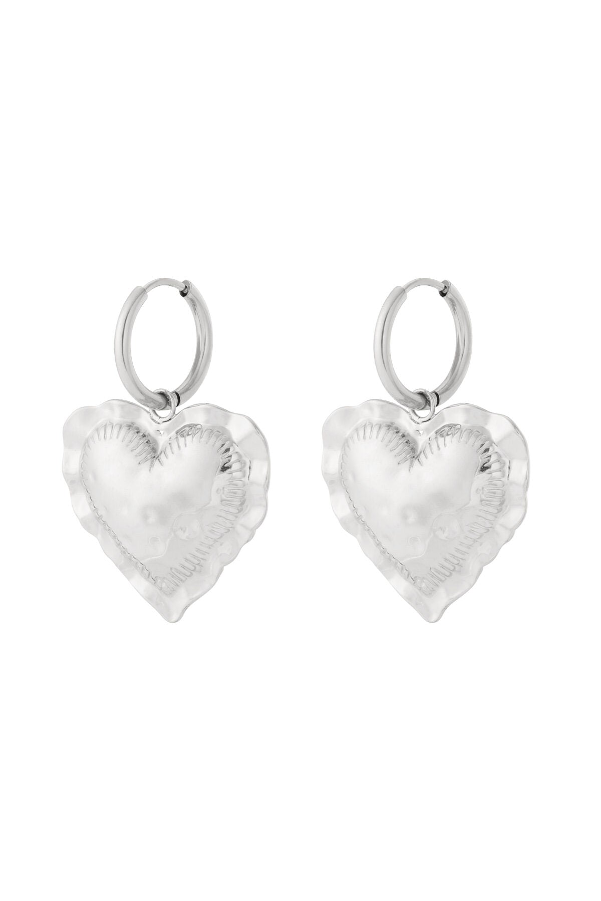 Stylish Heart-Shaped Drop Earrings for Everyday Glam