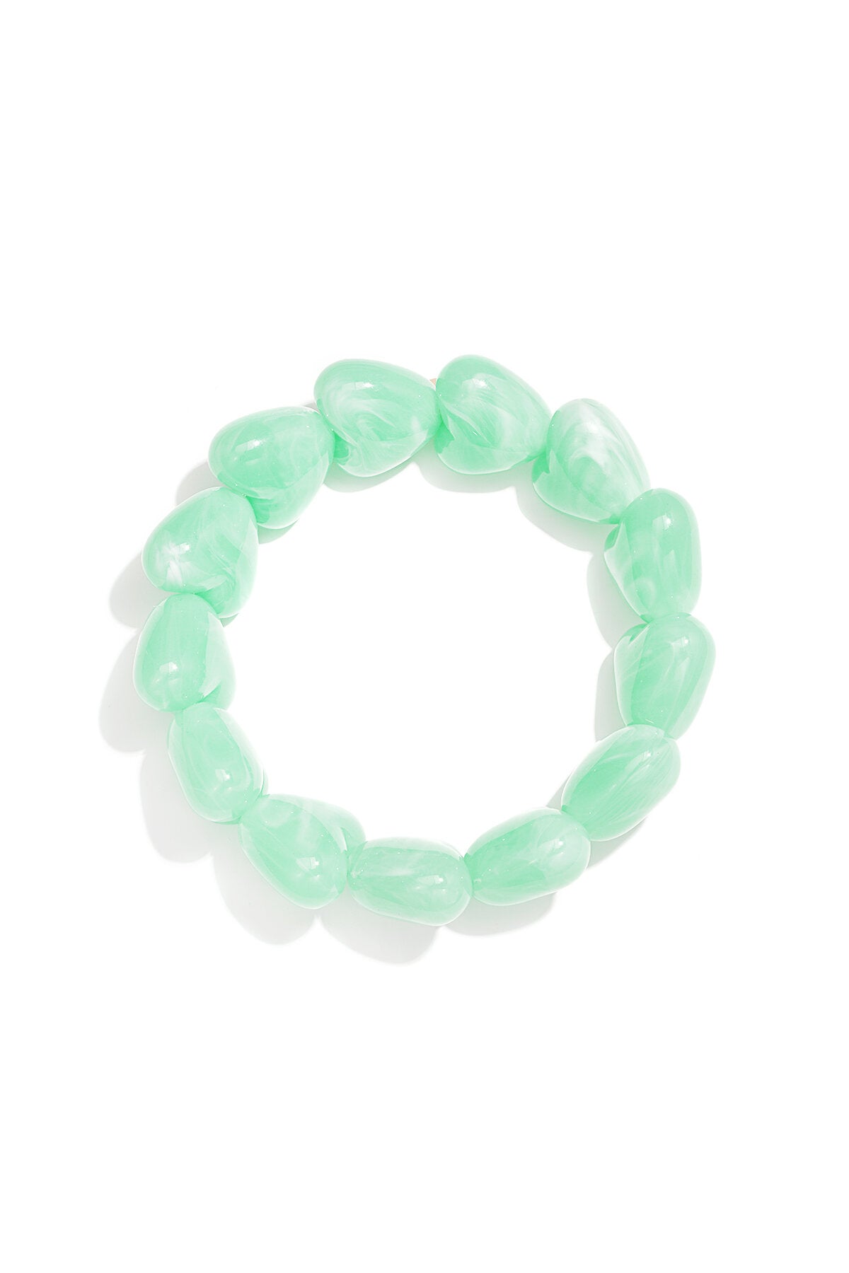 Charming Heart Bead Bracelets for Women
