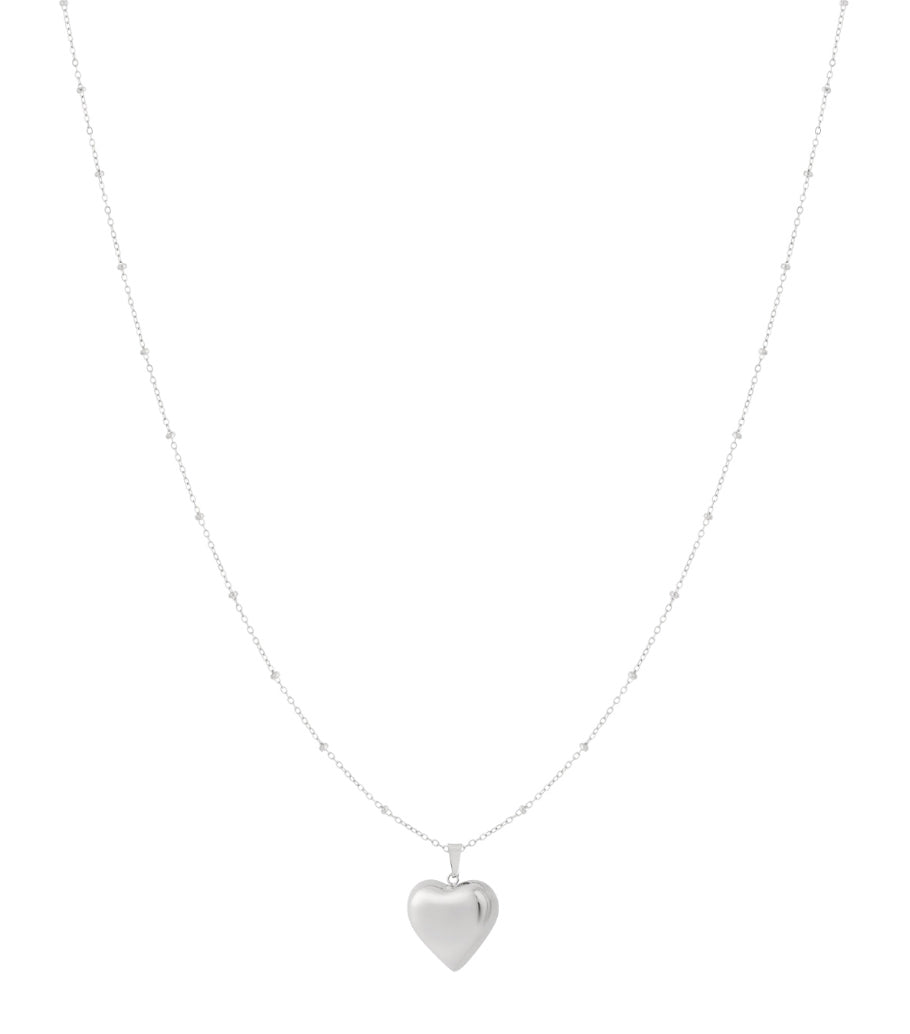 Elegant Long Necklace in Silver & Gold for Everyday Wear