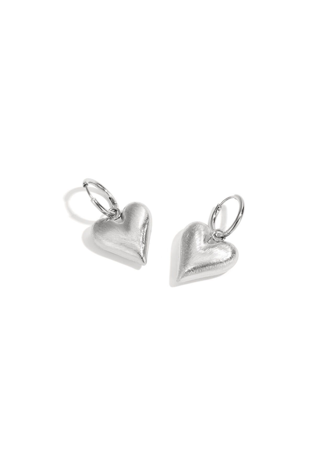 Elegant Heart-Shaped Drop Earrings for Women