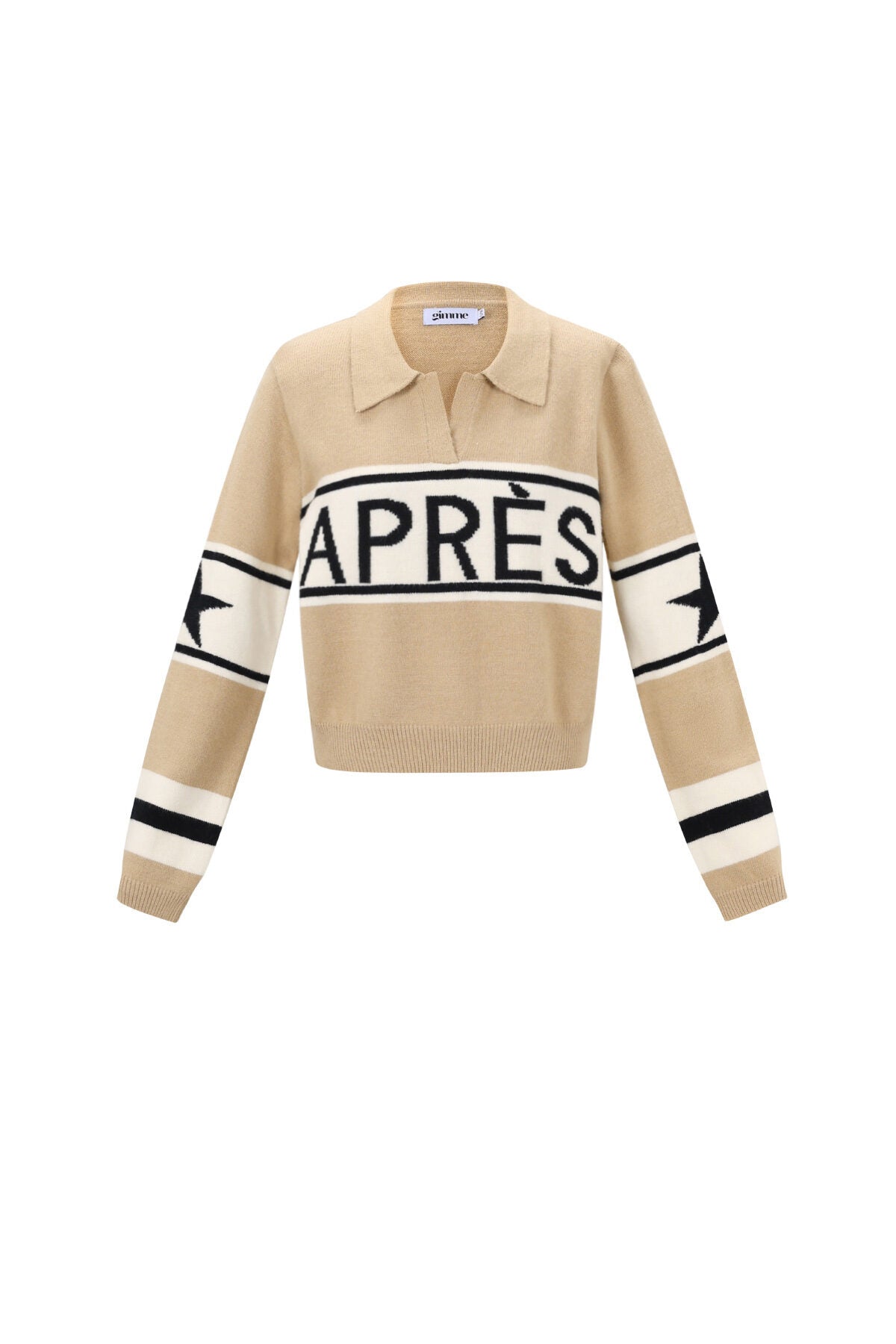 Chic Lettered Knit Sweater for Cozy Fall Style