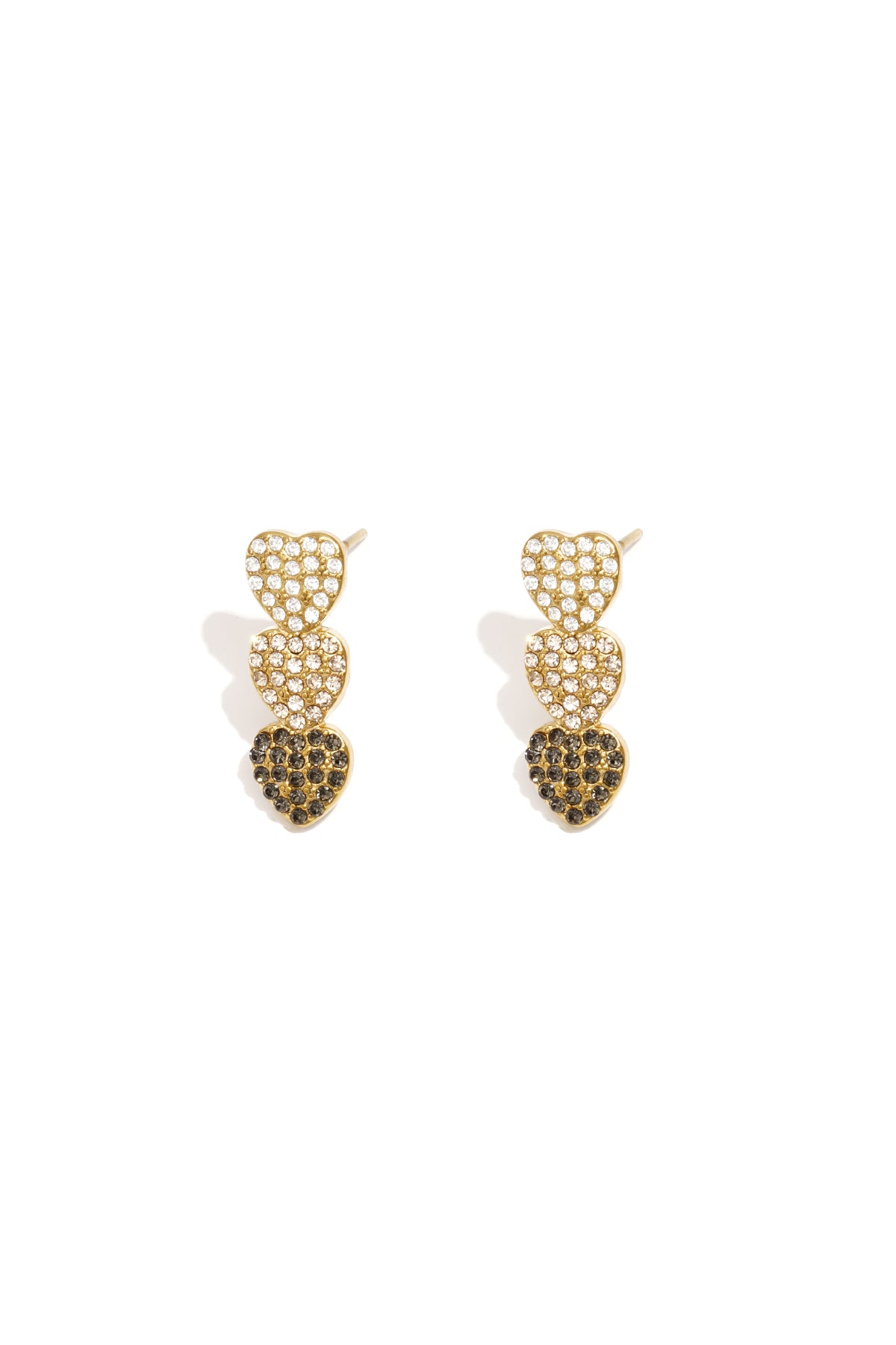 Elegant Heart-Shaped Drop Earrings for Spring/Summer