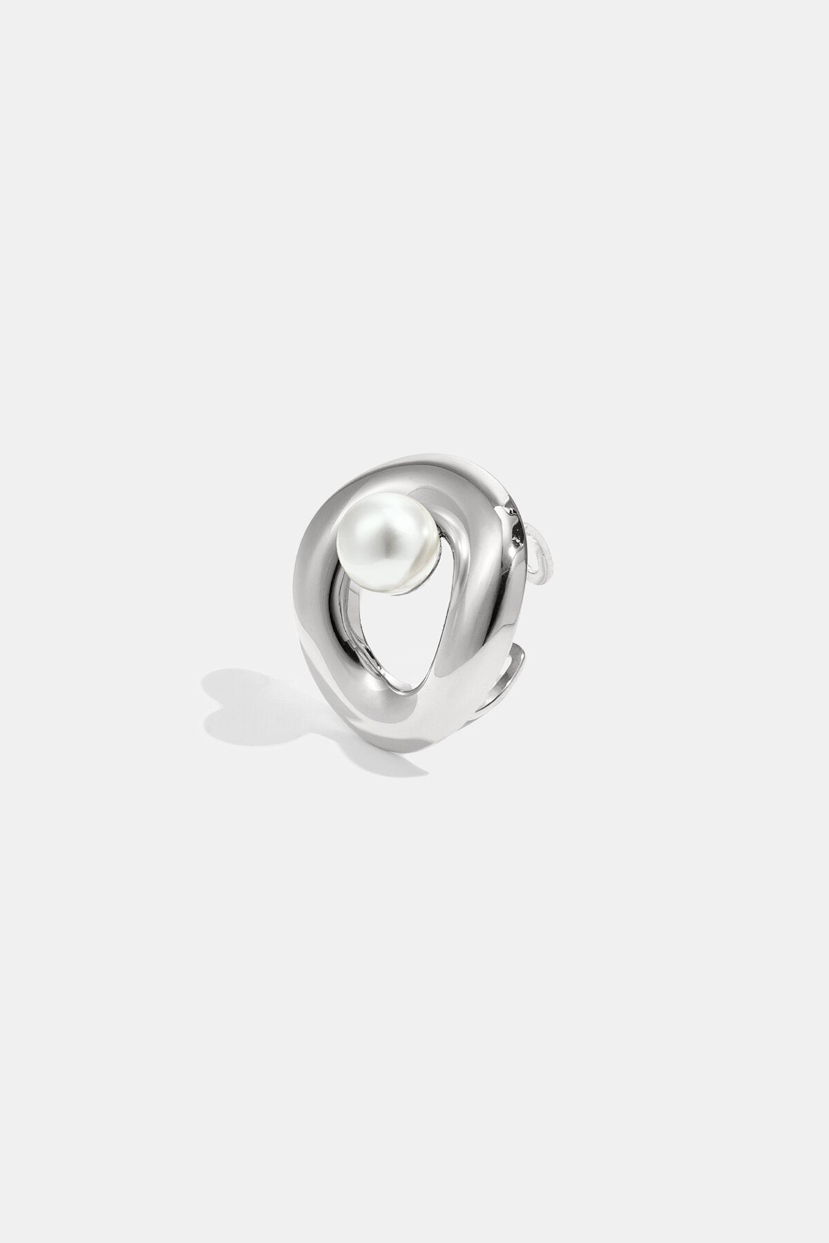 Elegant Adjustable Statement Ring in Silver & Gold