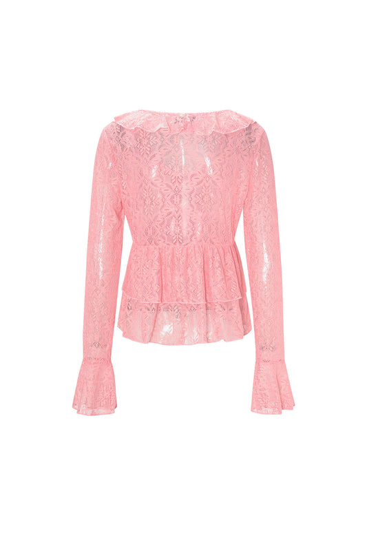 Elegant Woven Long Sleeve Tops for Spring/Summer