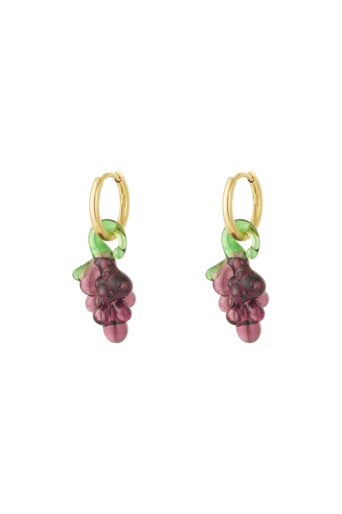 Stylish Purple Drop Earrings for Spring/Summer