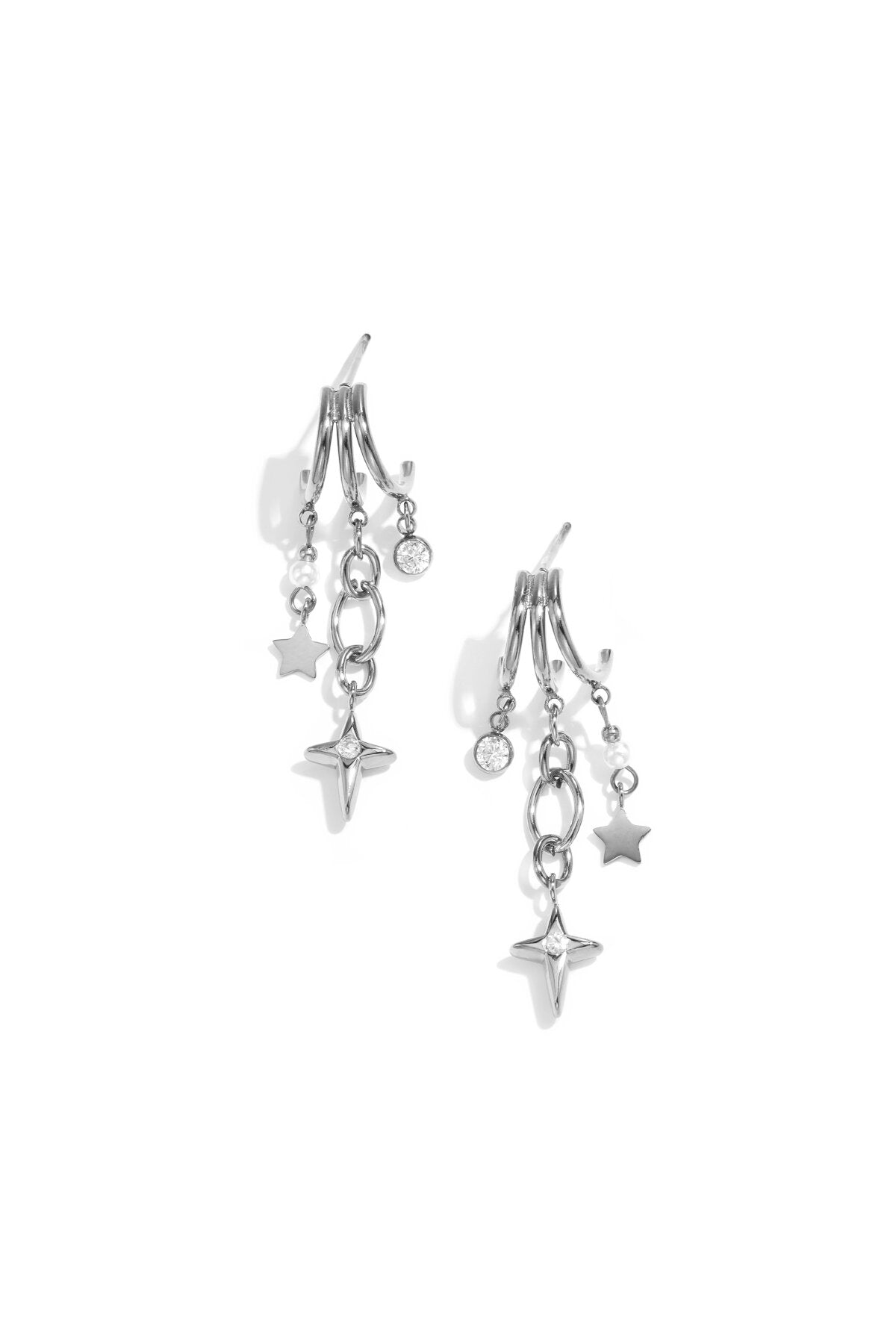 Luxurious Star Drop Earrings for Women