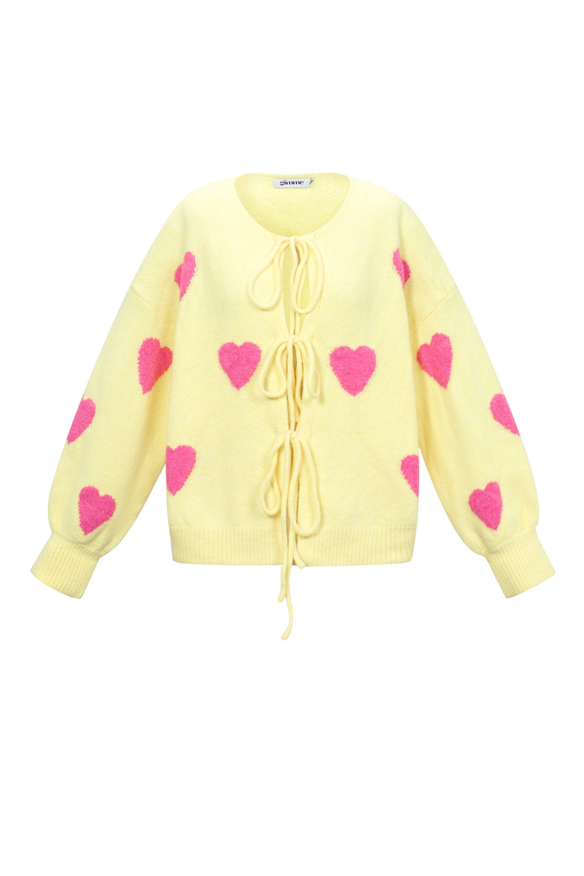 Cute Heart Knit Cardigan for Spring/Summer
