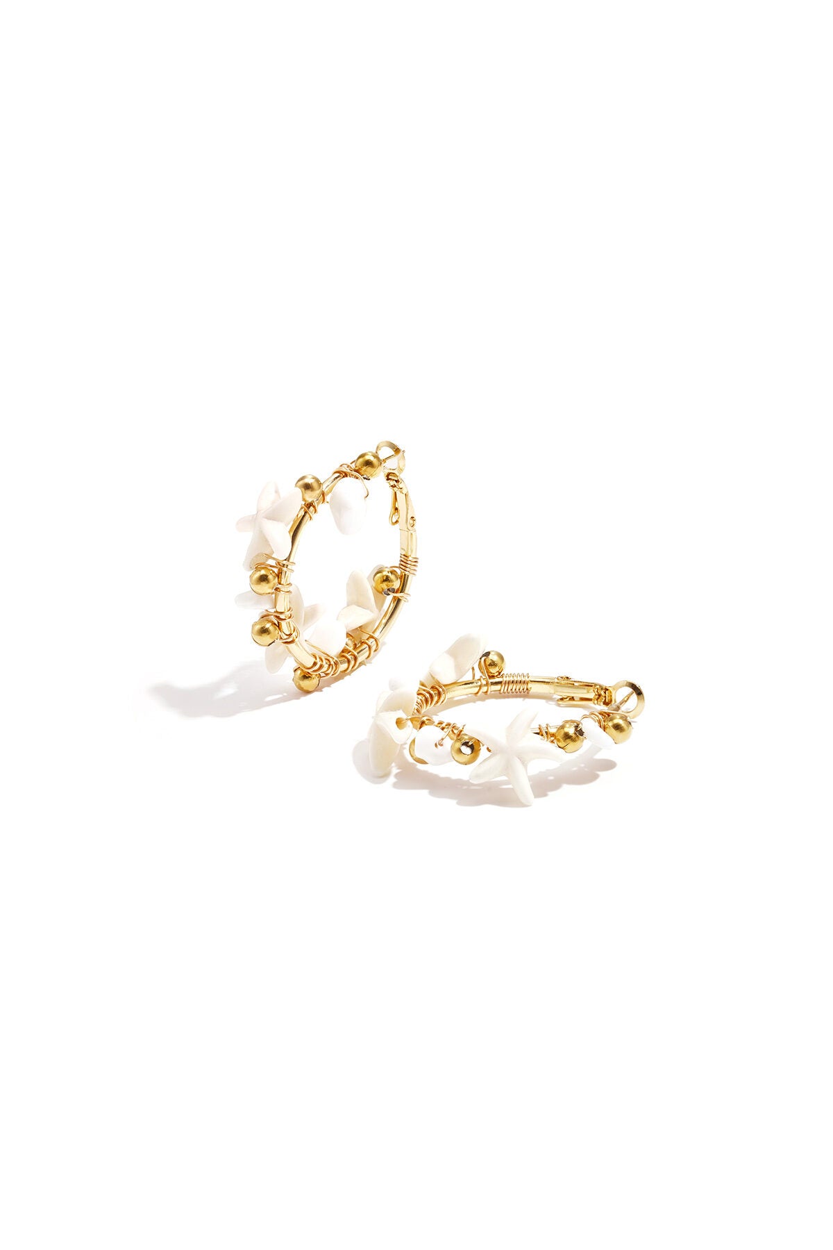 Chic Starfish Hoop Earrings for Summer Beach Vibes