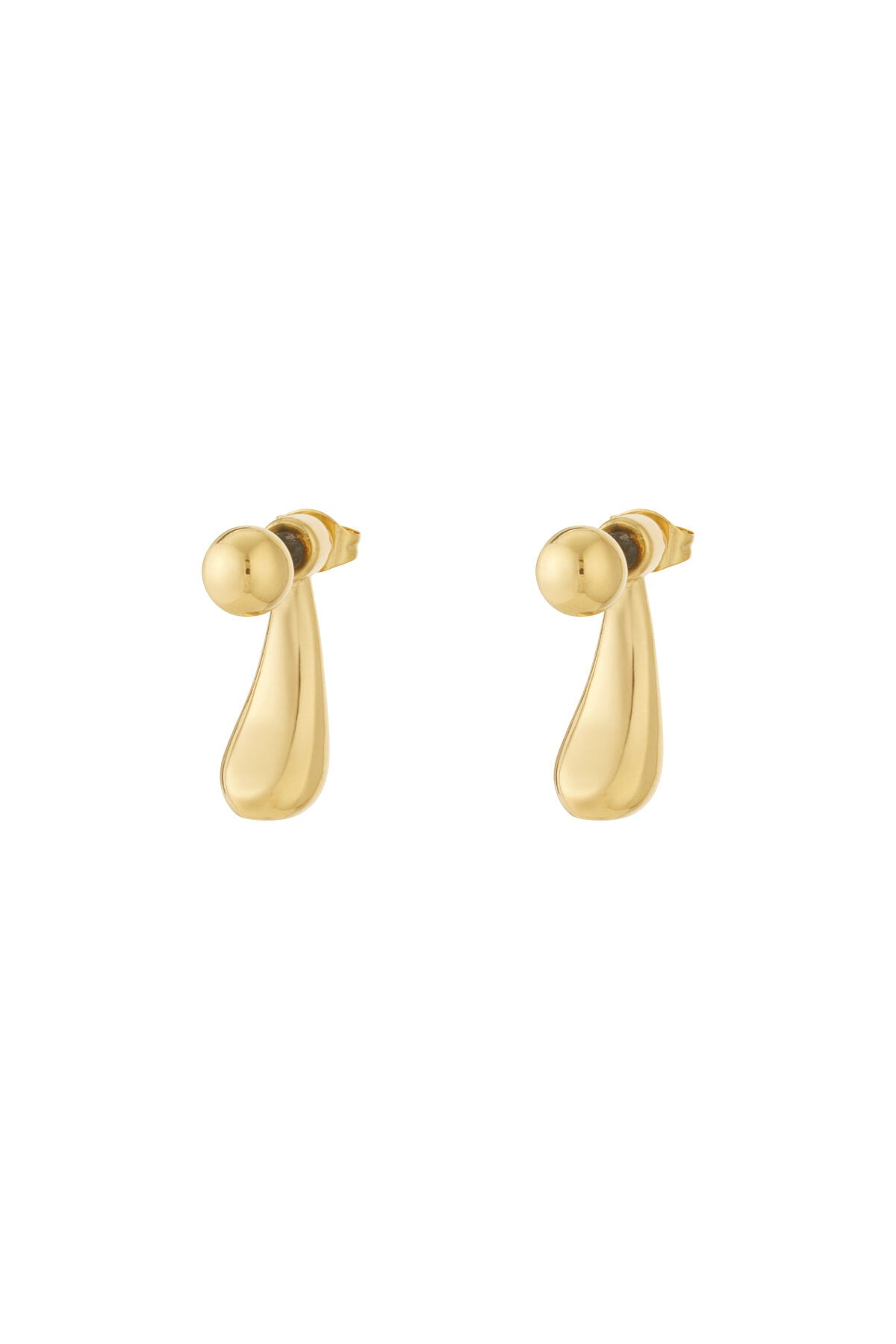 Elegant Mini 14K Gold Plated Stud Earrings for Daily Wear