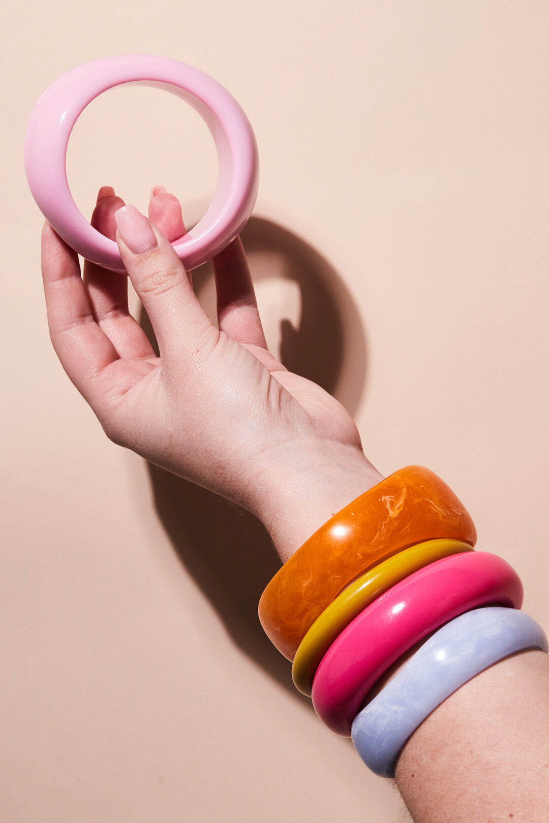 Stylish Resin Bangle for Spring/Summer