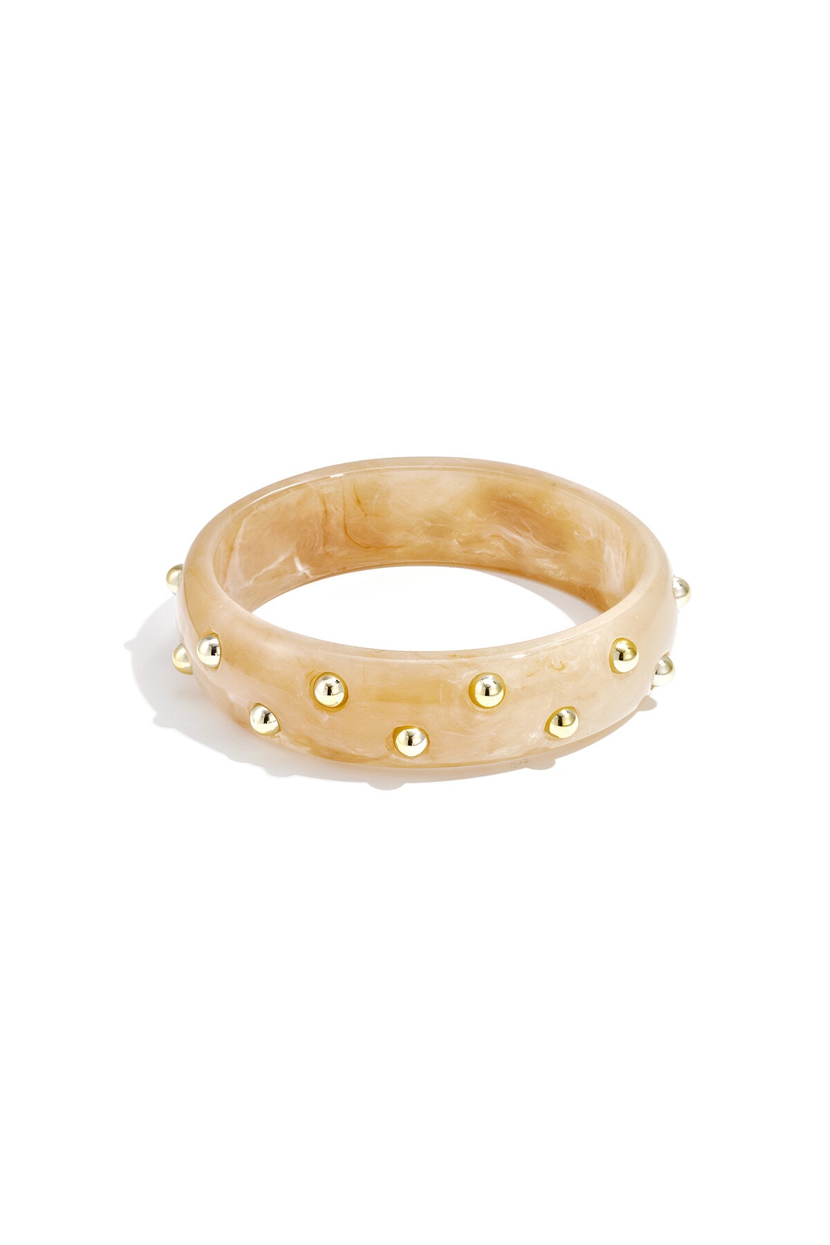 Chic Resin Bangle for Spring/Summer Elegance