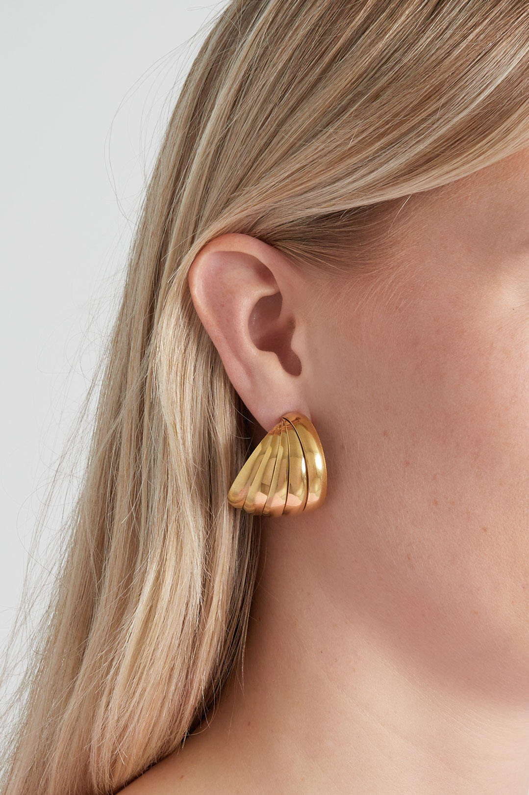 Stylish Stainless Steel Hoop Earrings for Women