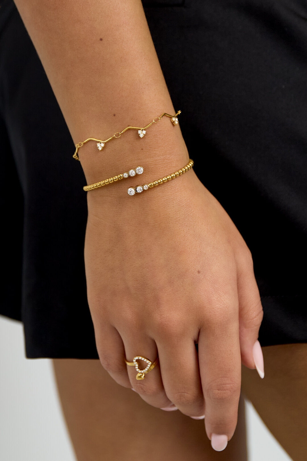 Elegant Heart Charm Bracelet for Women