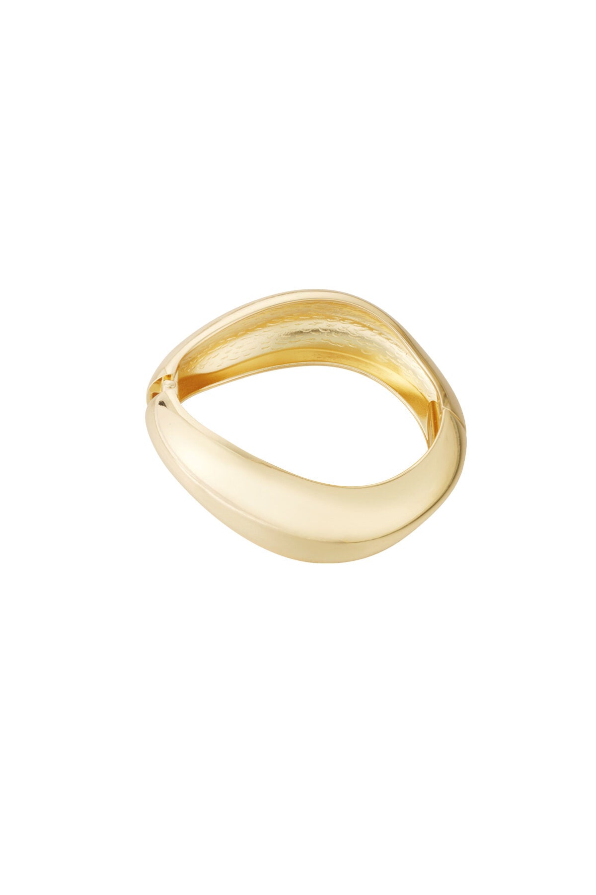 Elegant Gold Irregular Shaped Bangle for Women