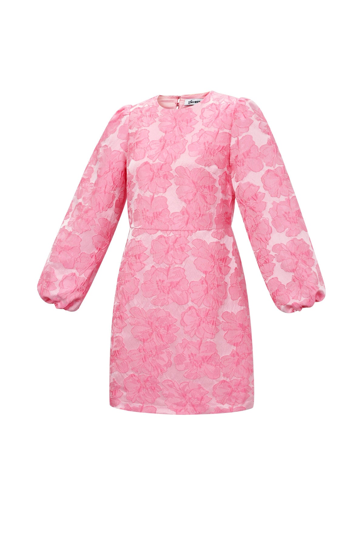 Elegant Pink Floral Mini Dress for Spring/Summer