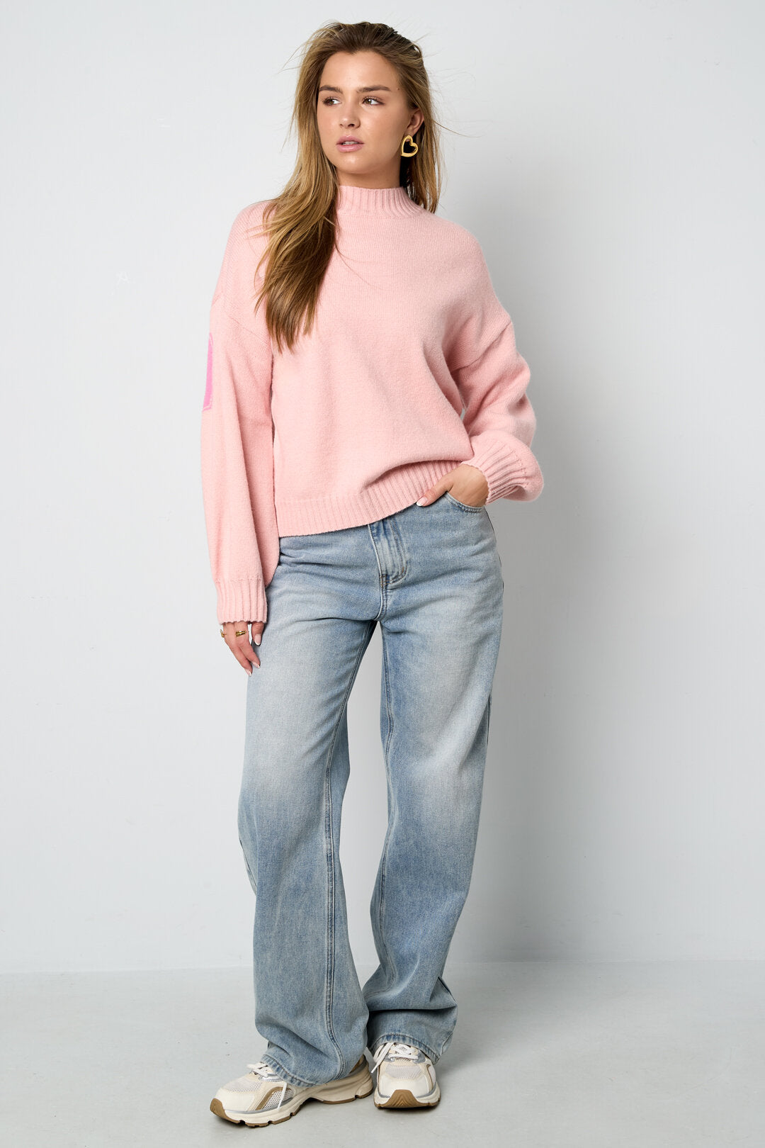 Cozy Letter Knit Sweater for Fall/Winter