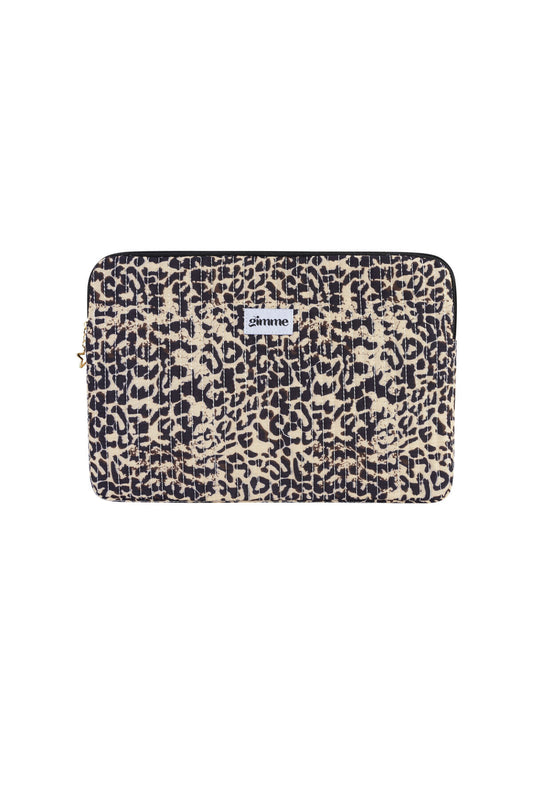Gimme All Fit Simple Series Leopard Print Laptop Bag