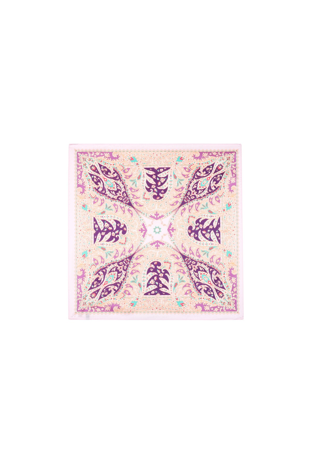 Elegant Summer Scarf in Orange and Light Pink