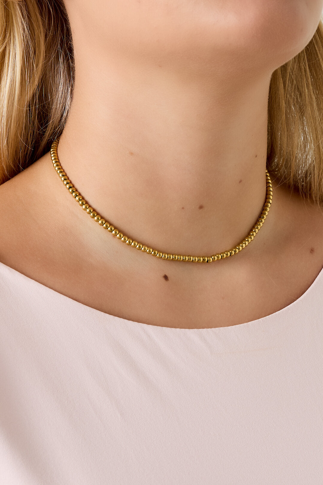 Elegant Simple Beaded Necklace for Daily Wear