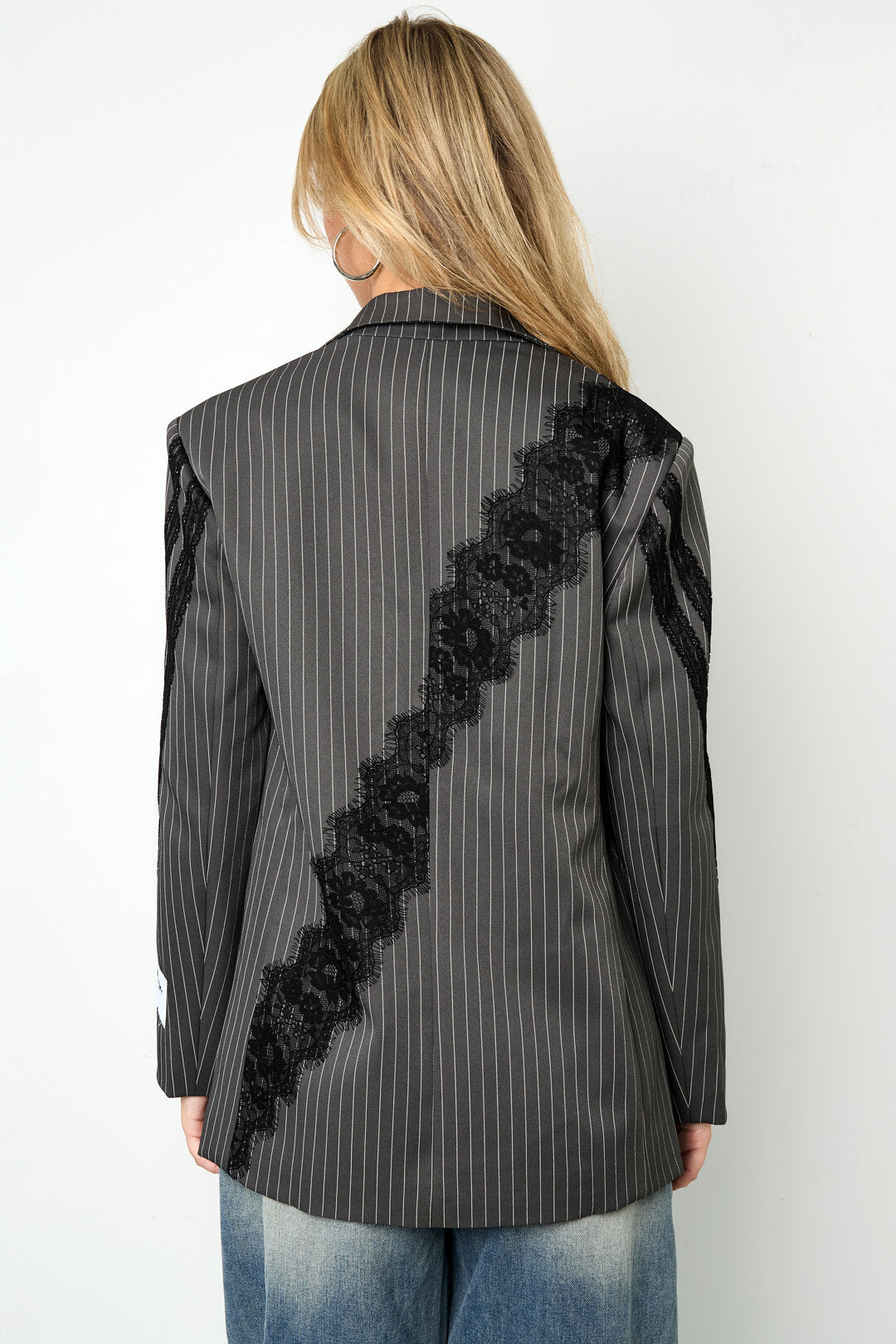 Elegant Striped Ladies' Suit Set for Fall/Winter