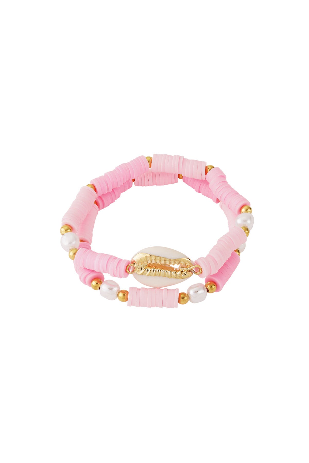 14K Gold Plated Beaded Bracelet for Women