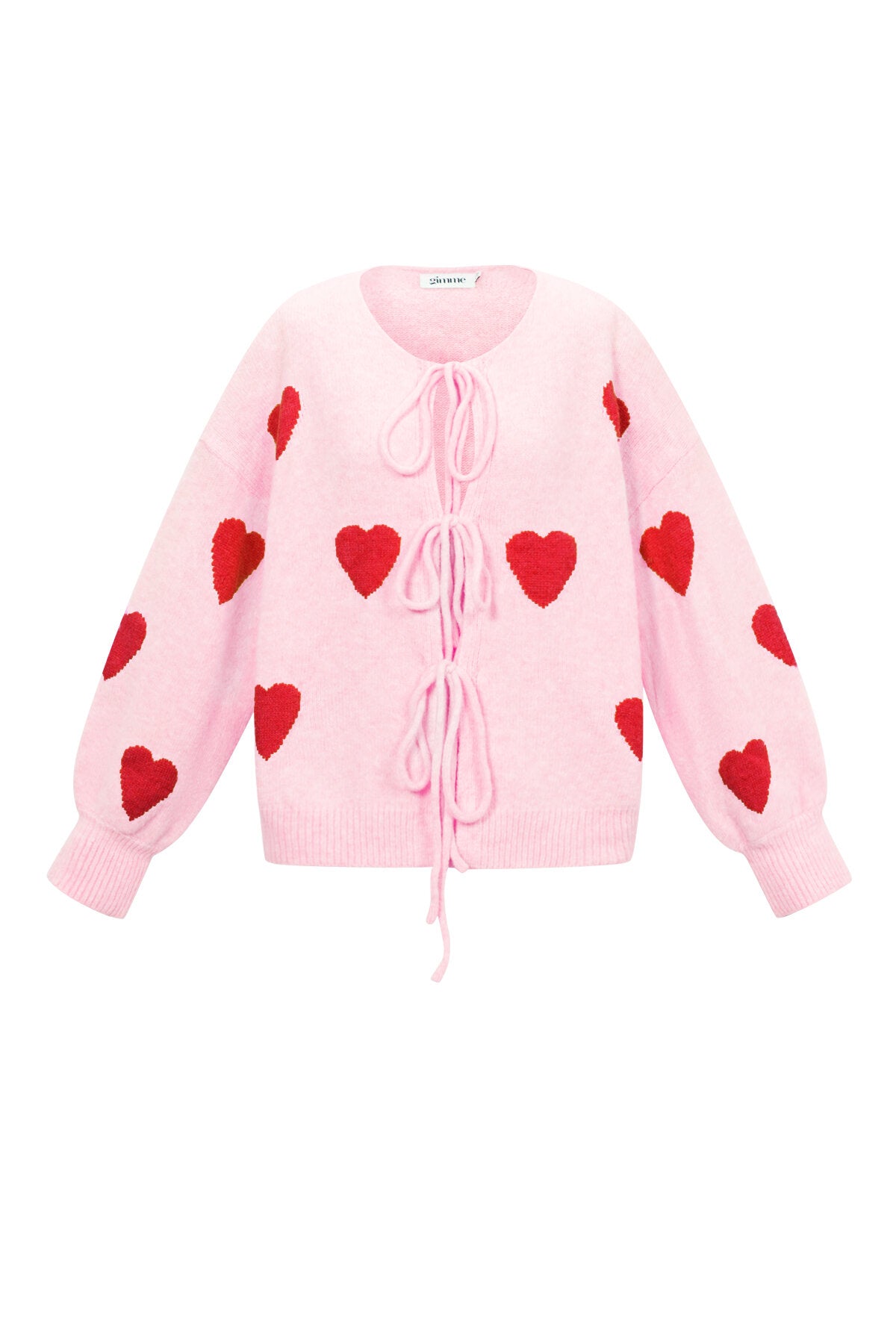 Cute Heart Knit Cardigan for Spring/Summer