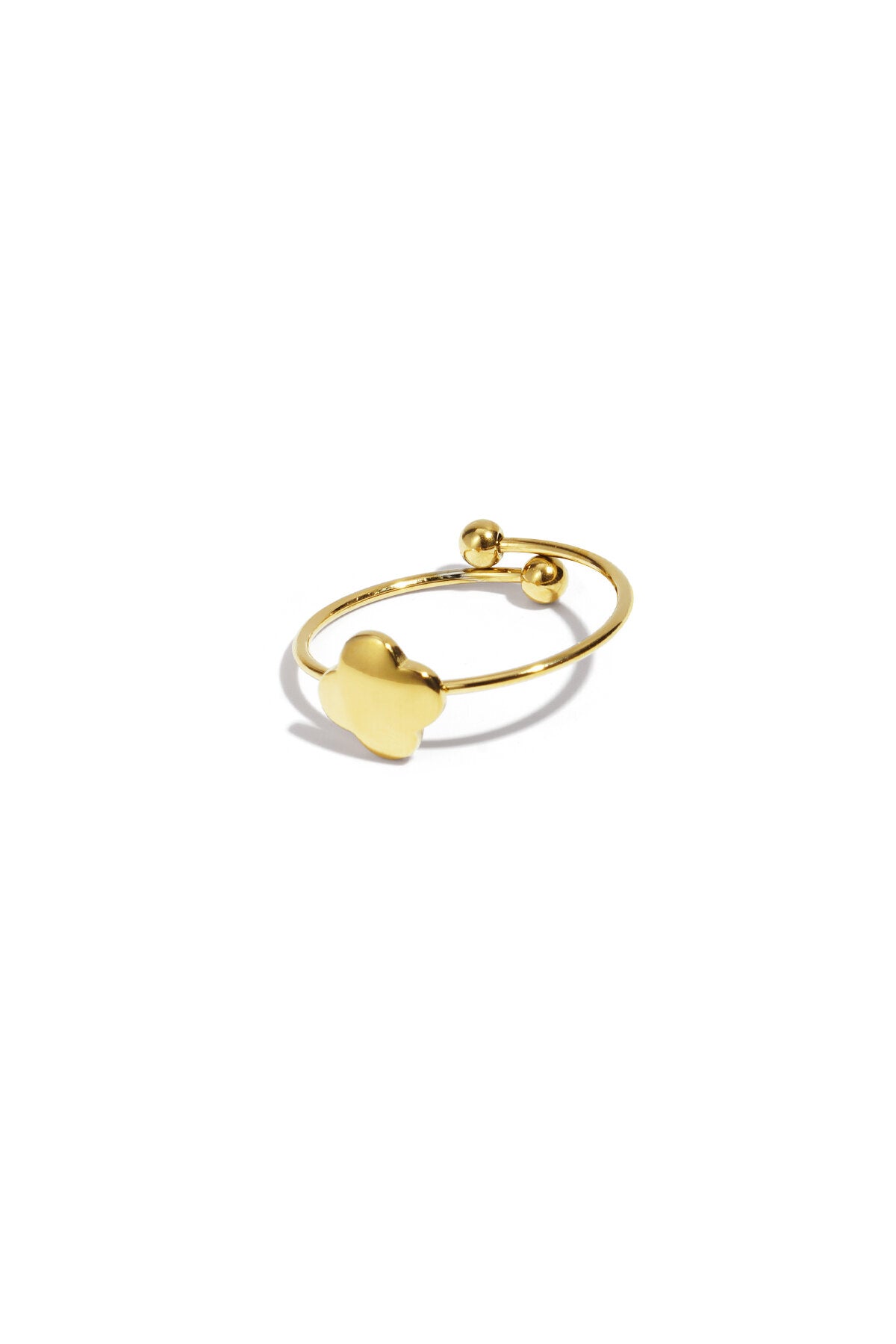Elegant Minimalist Flower Ring - Adjustable & All Fit