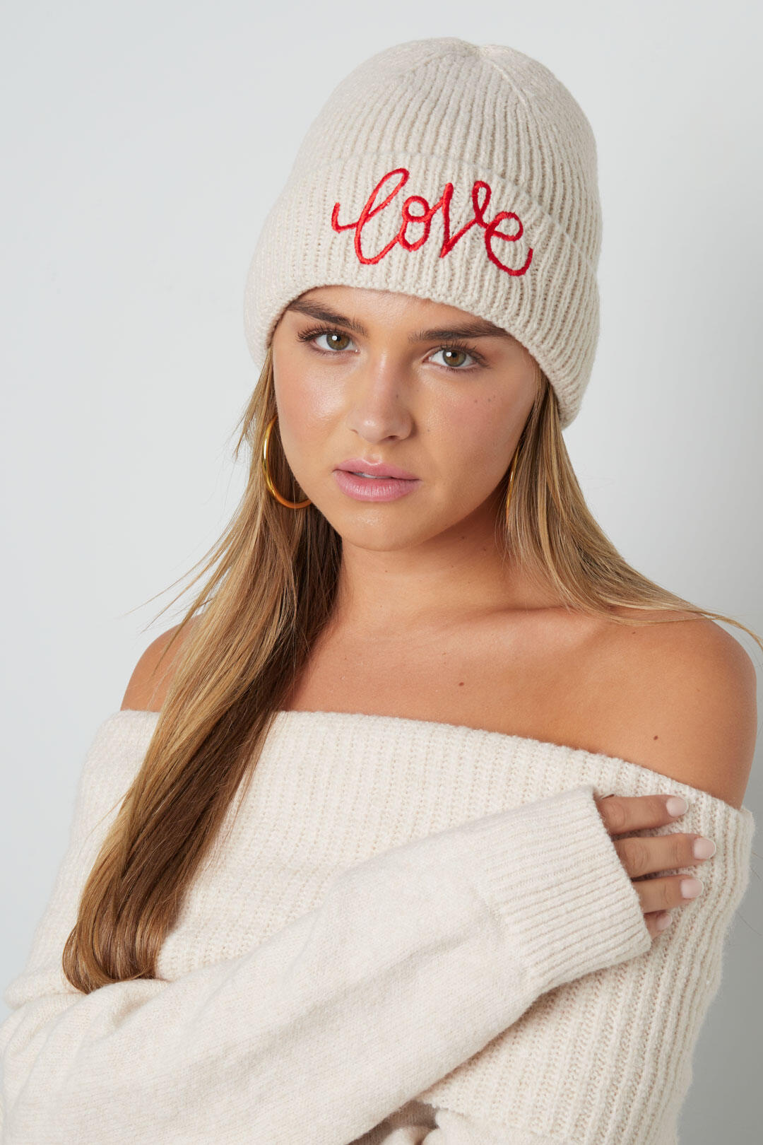 Stylish Fall/Winter Letter Hat for Women
