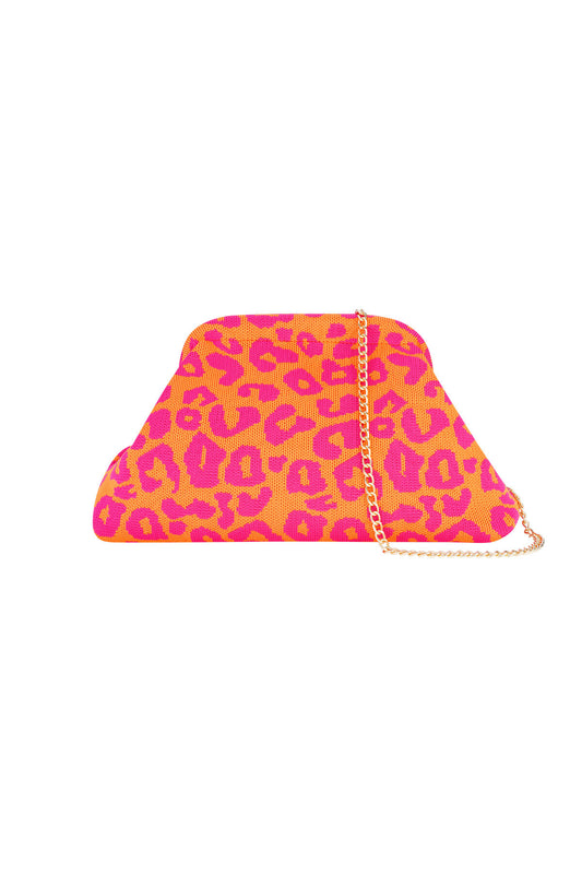Stylish Leopard Print Half-moon Crossbody Bag for Women