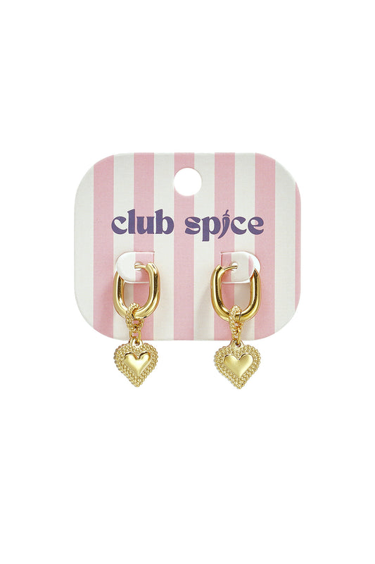Elegant Heart-Shaped Drop Earrings for Women