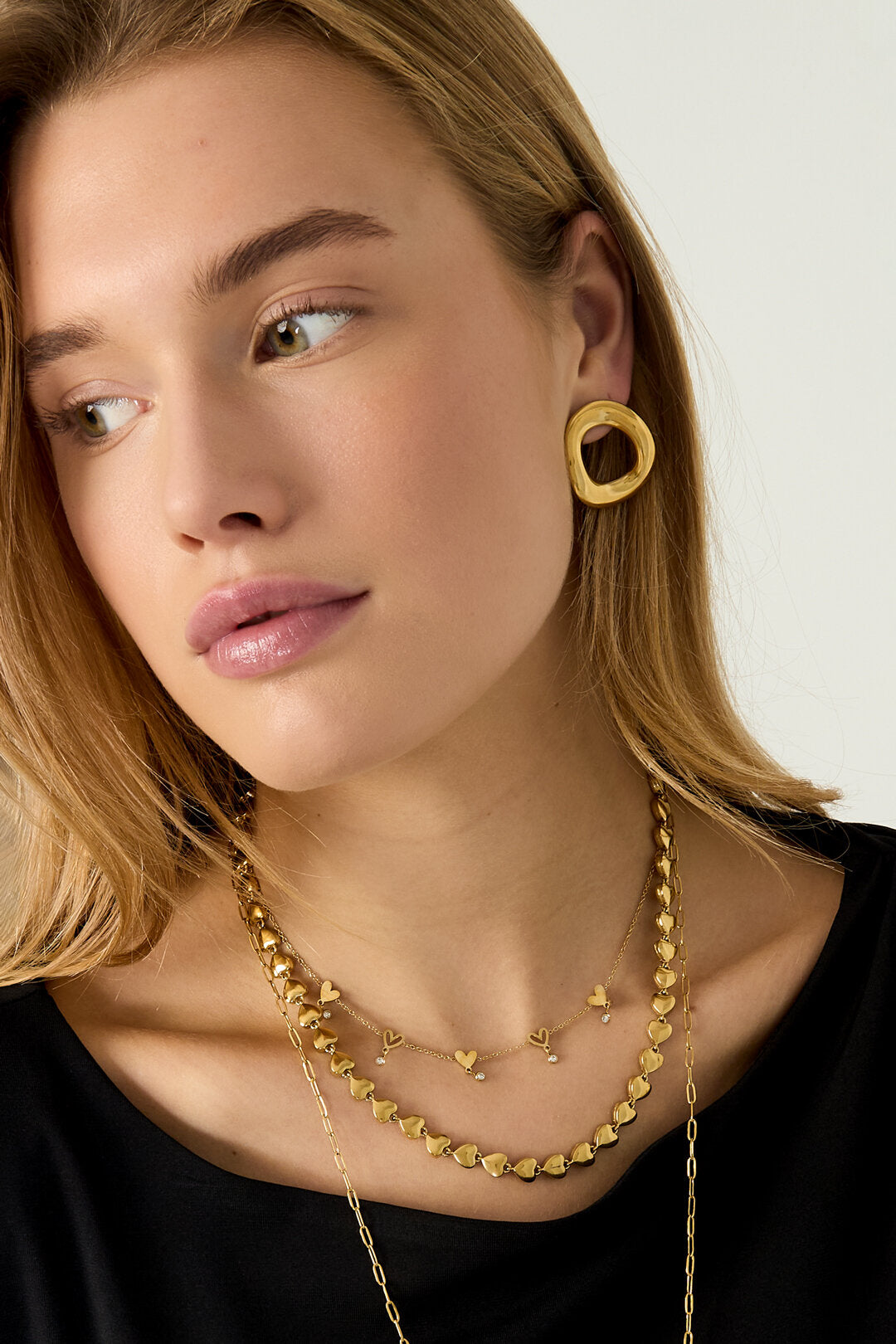 Elegant Heart Chain Necklace for Daily Wear