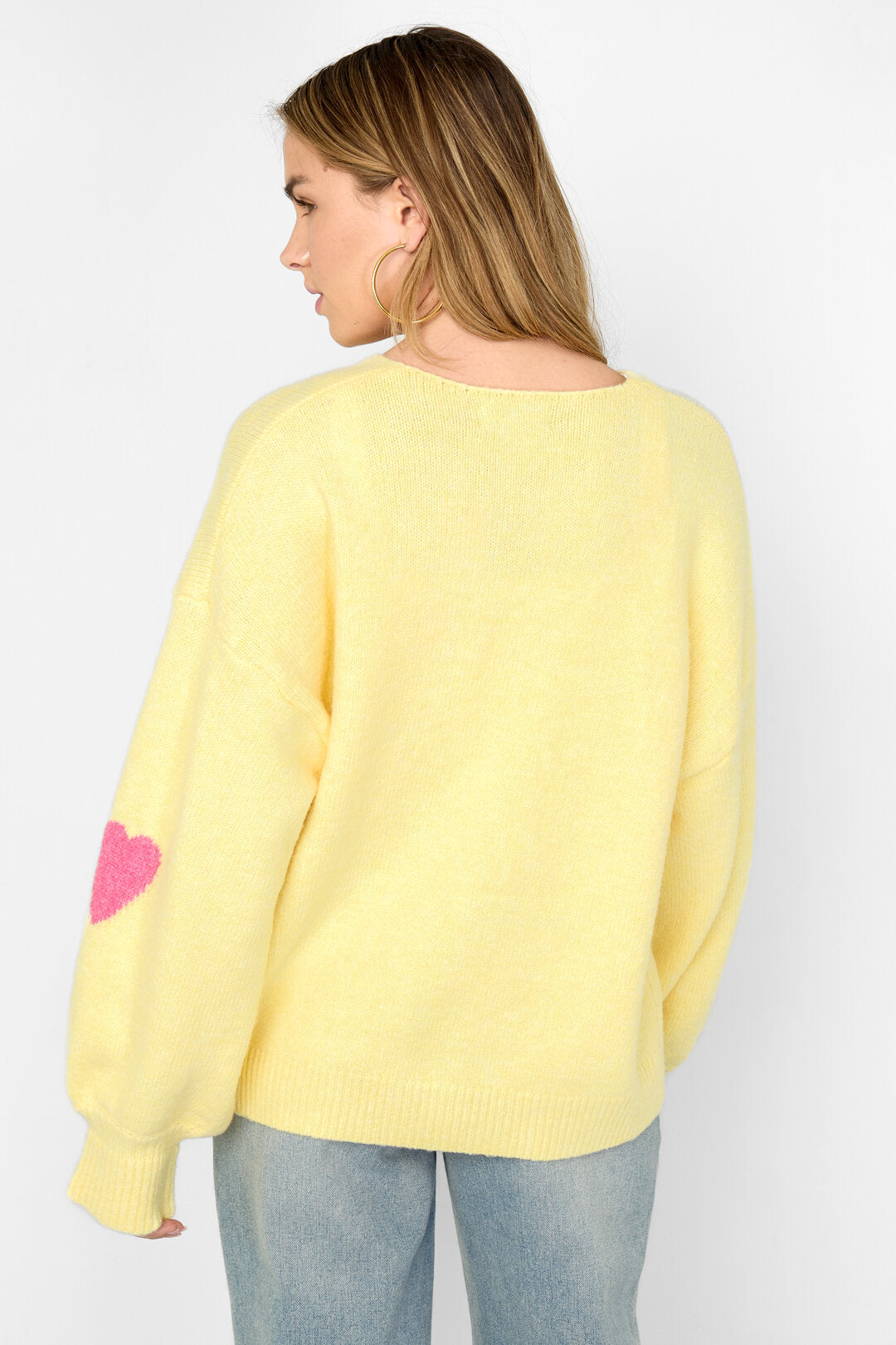 Cute Heart Knit Cardigan for Spring/Summer