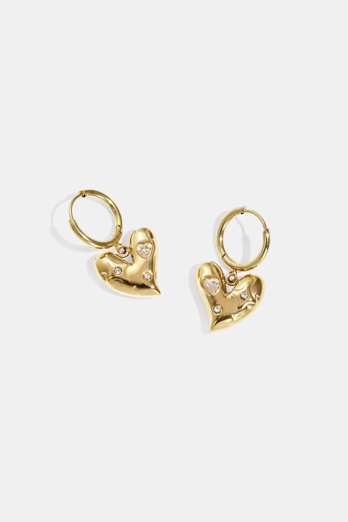 Elegant Heart-Shaped Drop Earrings for Women