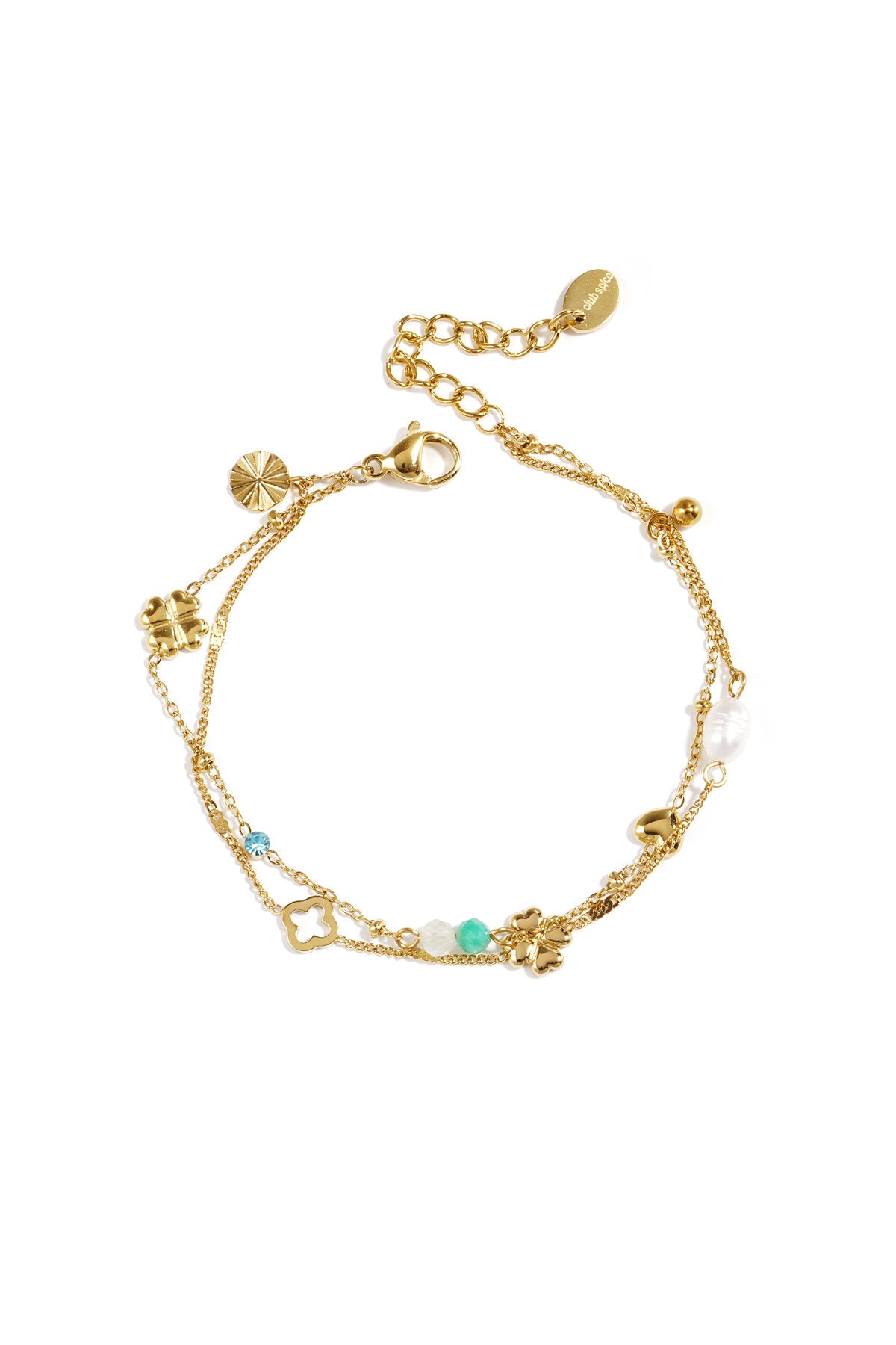Chic Gold Charm Bracelet for Spring/Summer