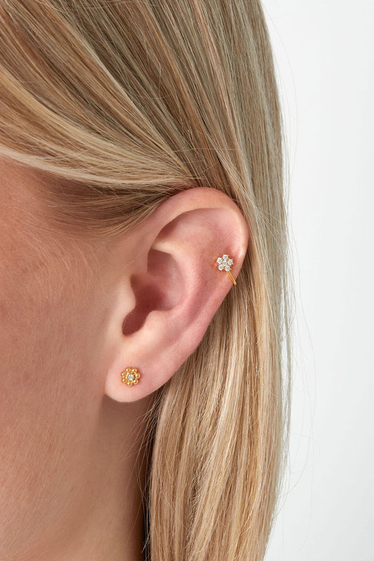 Elegant Flower Ear Cuff for Everyday Glam