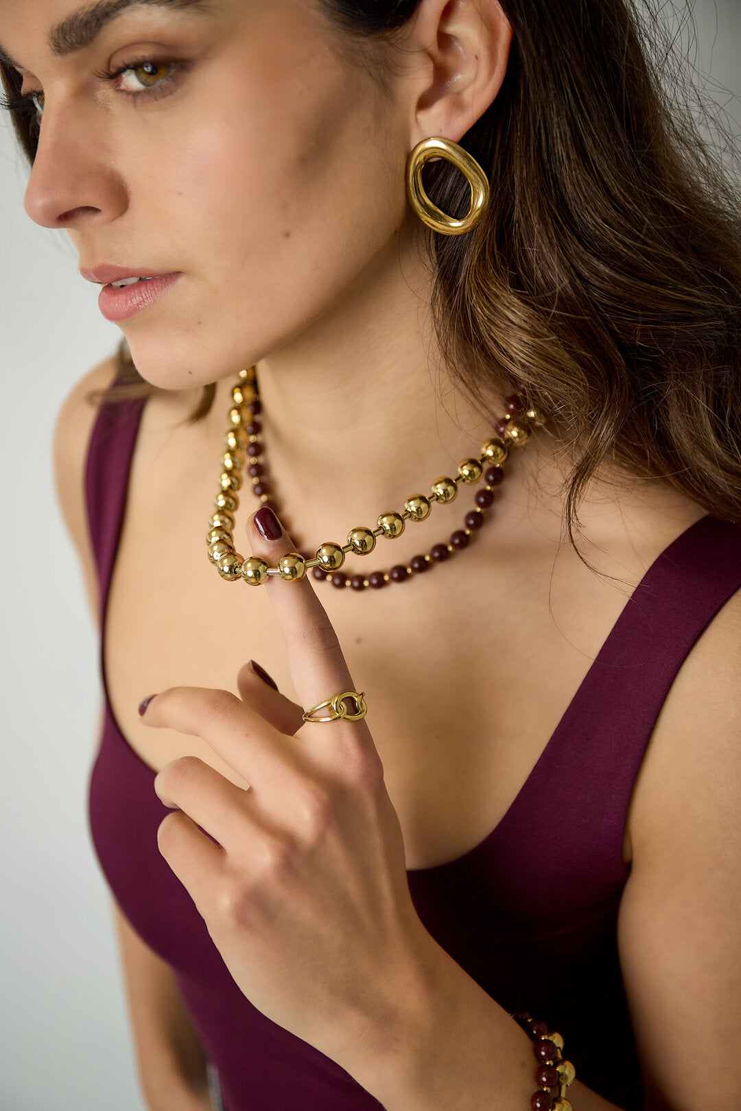 Stylish Multi-Layered Necklace for Fall/Winter