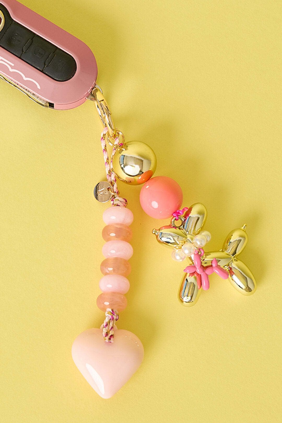 Charming Heart Bag Charms for Spring/Summer