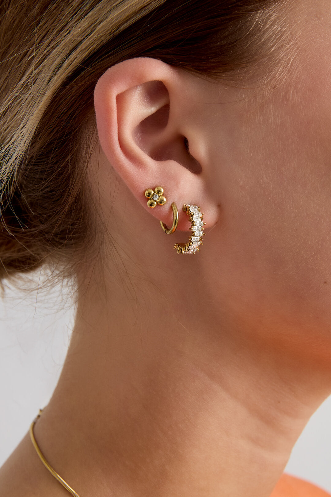 Elegant Rhinestone Hoop Earrings for All Occasions