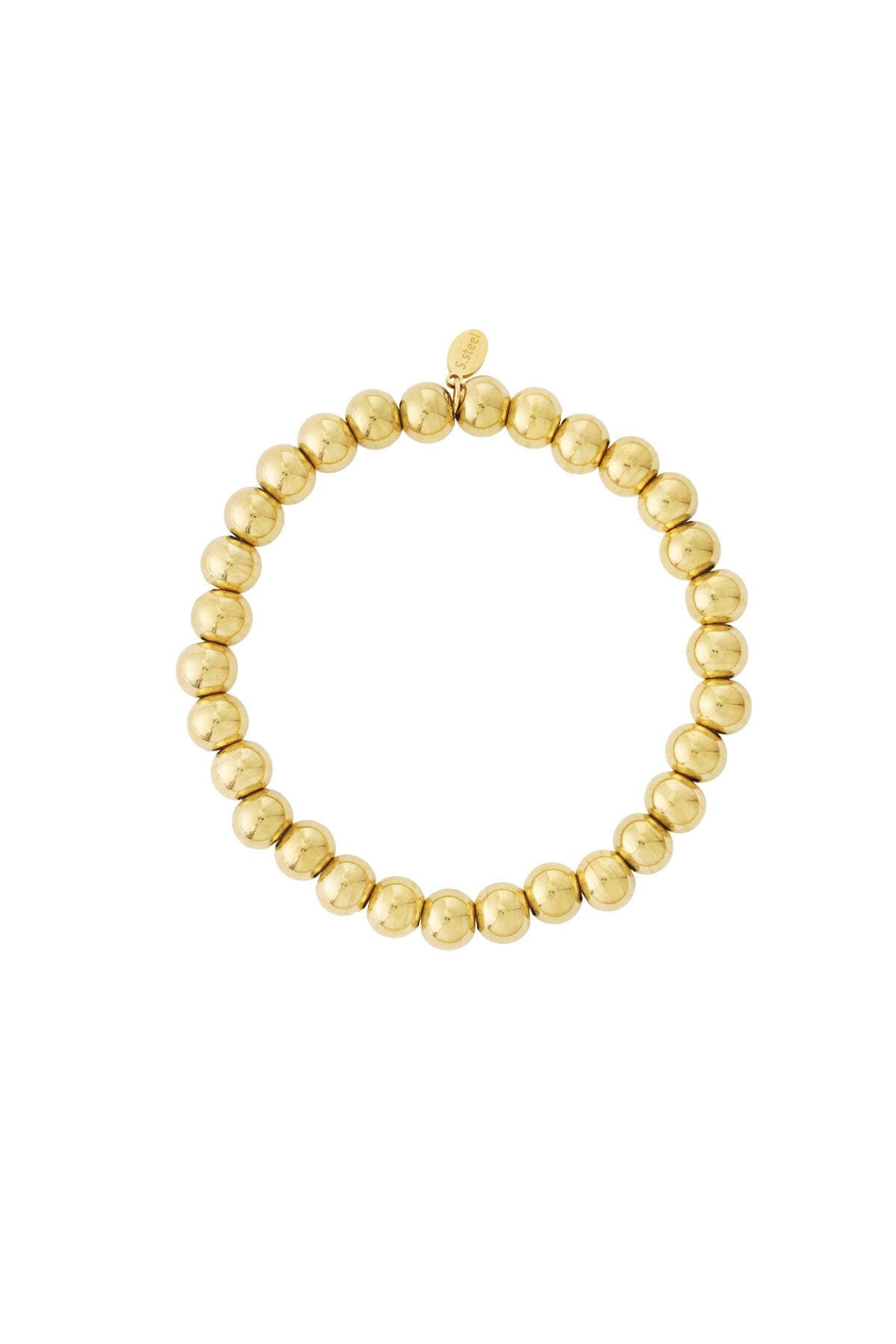 Elegant Stainless Steel Beaded Bracelets for Women