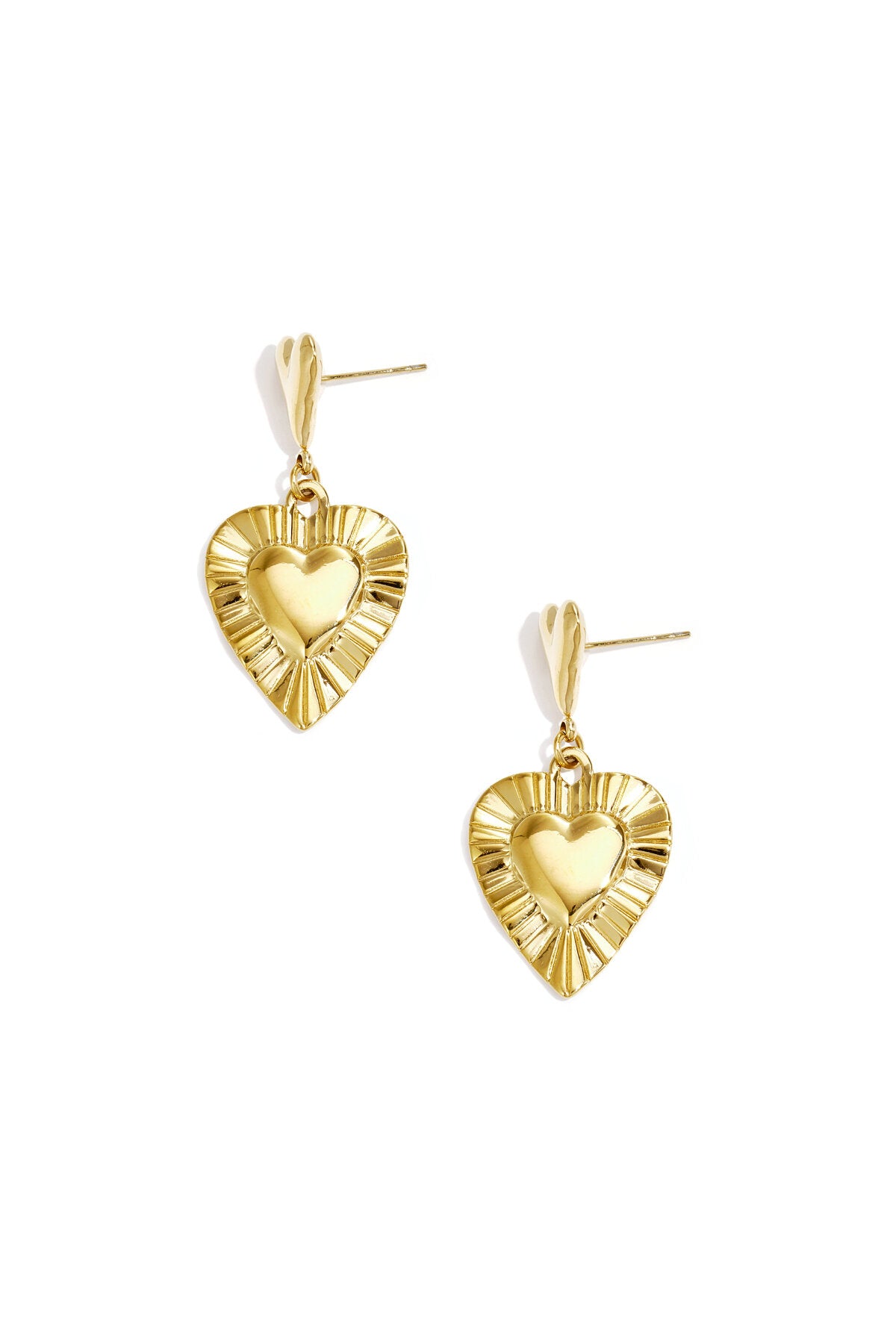 Elegant Heart-Shaped Drop Earrings for Everyday Glam